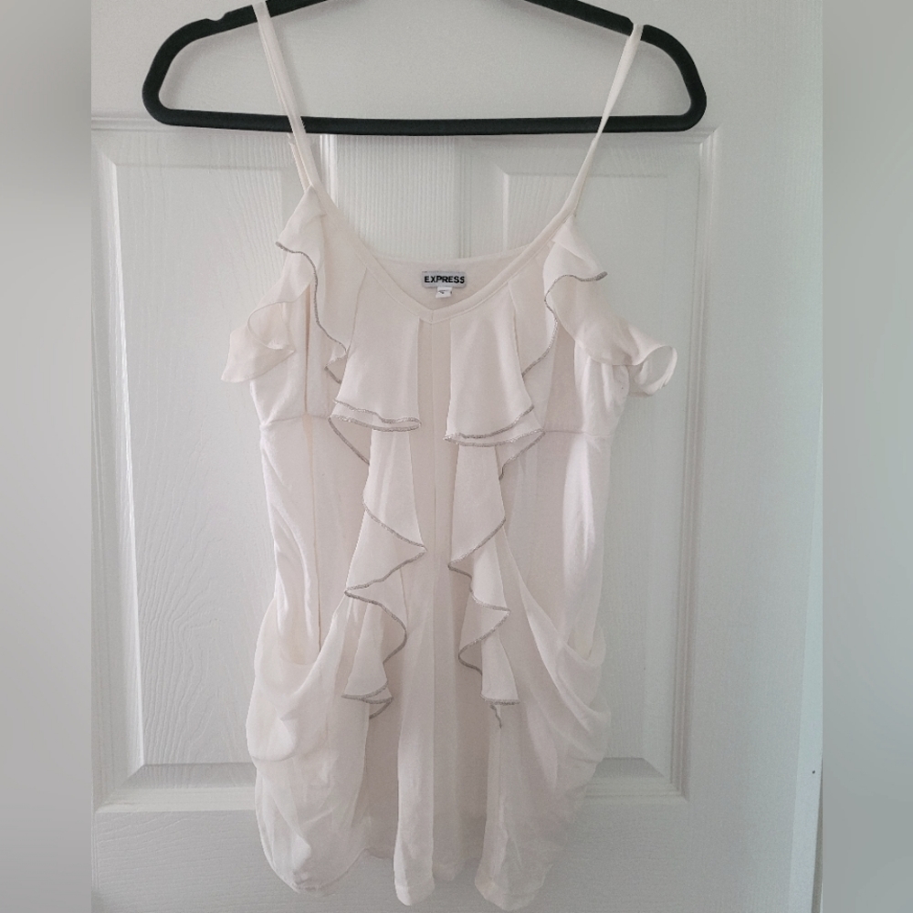 Express White Tank Top